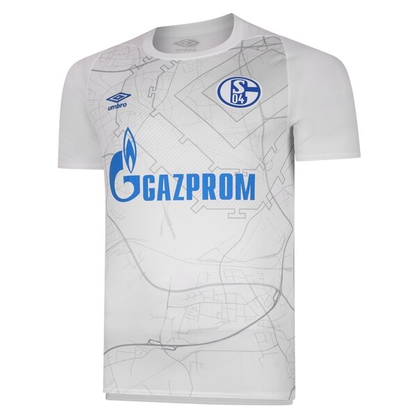 Tailandia Camiseta Schalke 04 Segunda equipo 2020-21 Blanco